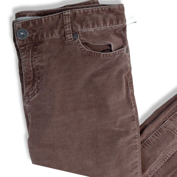 Coldwater Creek Brown Pant Velvet Riding Style Seams 8 - Picture 3 of 8